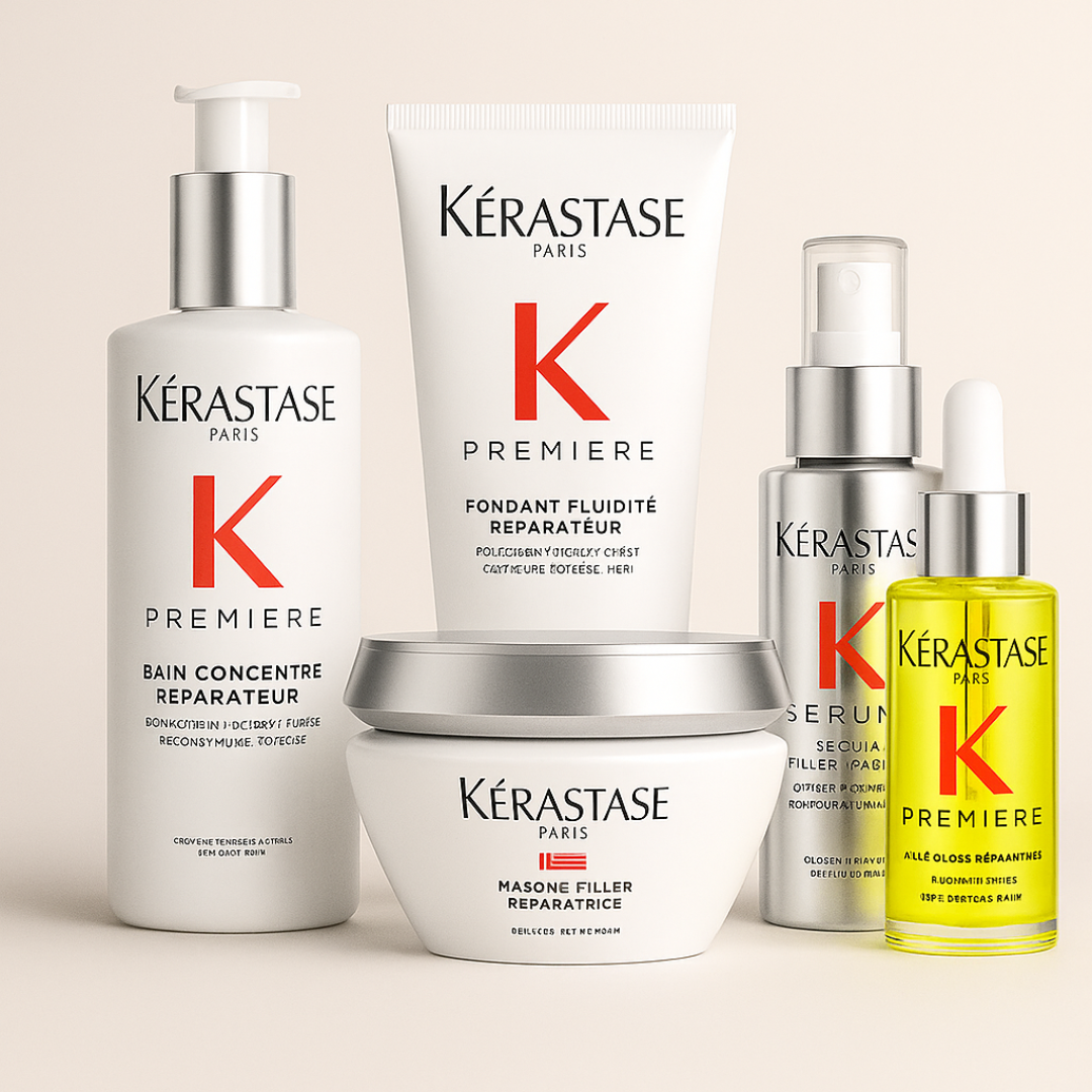 Kit Première – Regeneração Profunda e Brilho Absoluto (5 produtos)