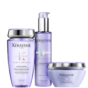 Kit Blond Absolu – Matização, Regeneração, Hidratação e Brilho (3 Produtos)