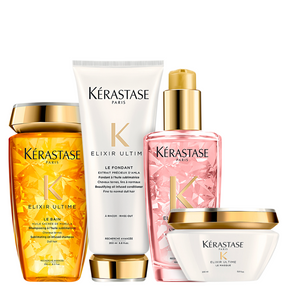 Kit Elixir Ultime – Nutrição, Brilho e Suavidade Sedosa (4 Produtos)