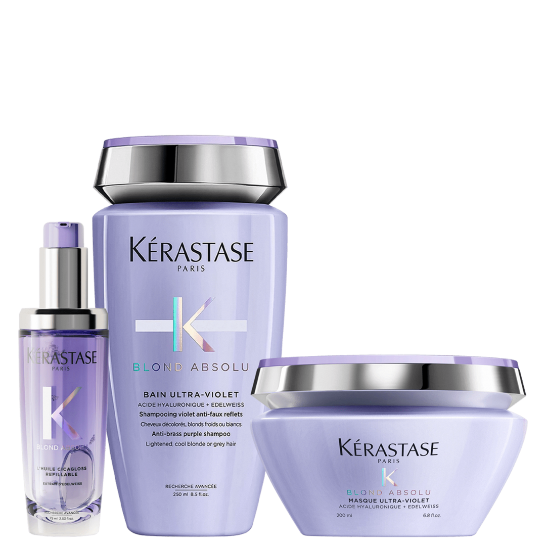 Kit Blond Absolu Trio Care – Neutralização, Hidratação e Brilho para Cabelos Loiros (3 produtos)