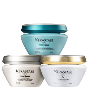 Kit Cronograma Capilar Regeneração – Reconstrução, Hidratação e Brilho (3 produtos)