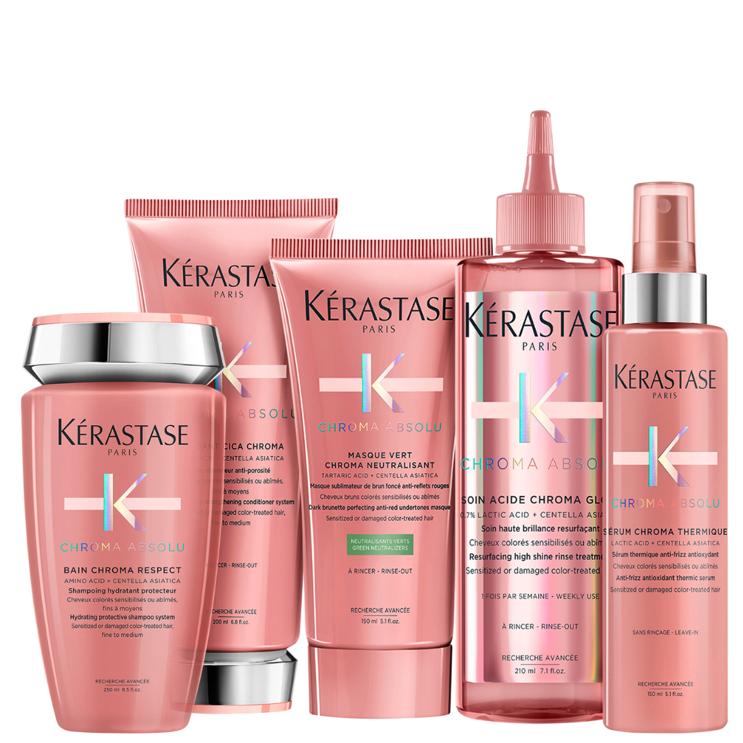 Kit Chroma Absolu Completo – Proteção da Cor, Hidratação e Brilho (5 produtos)